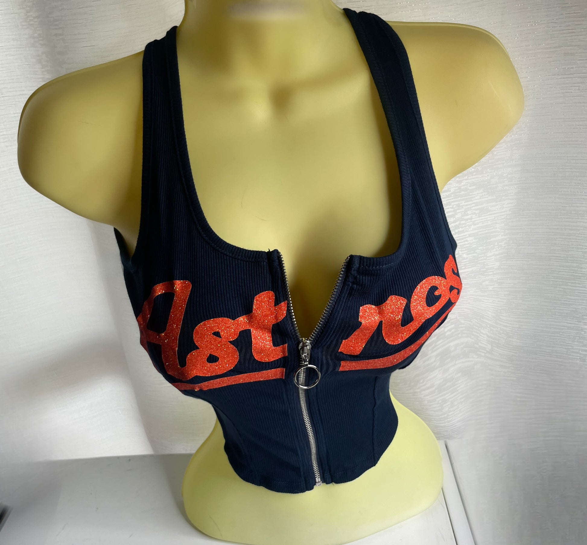 Astros Zip Up Top