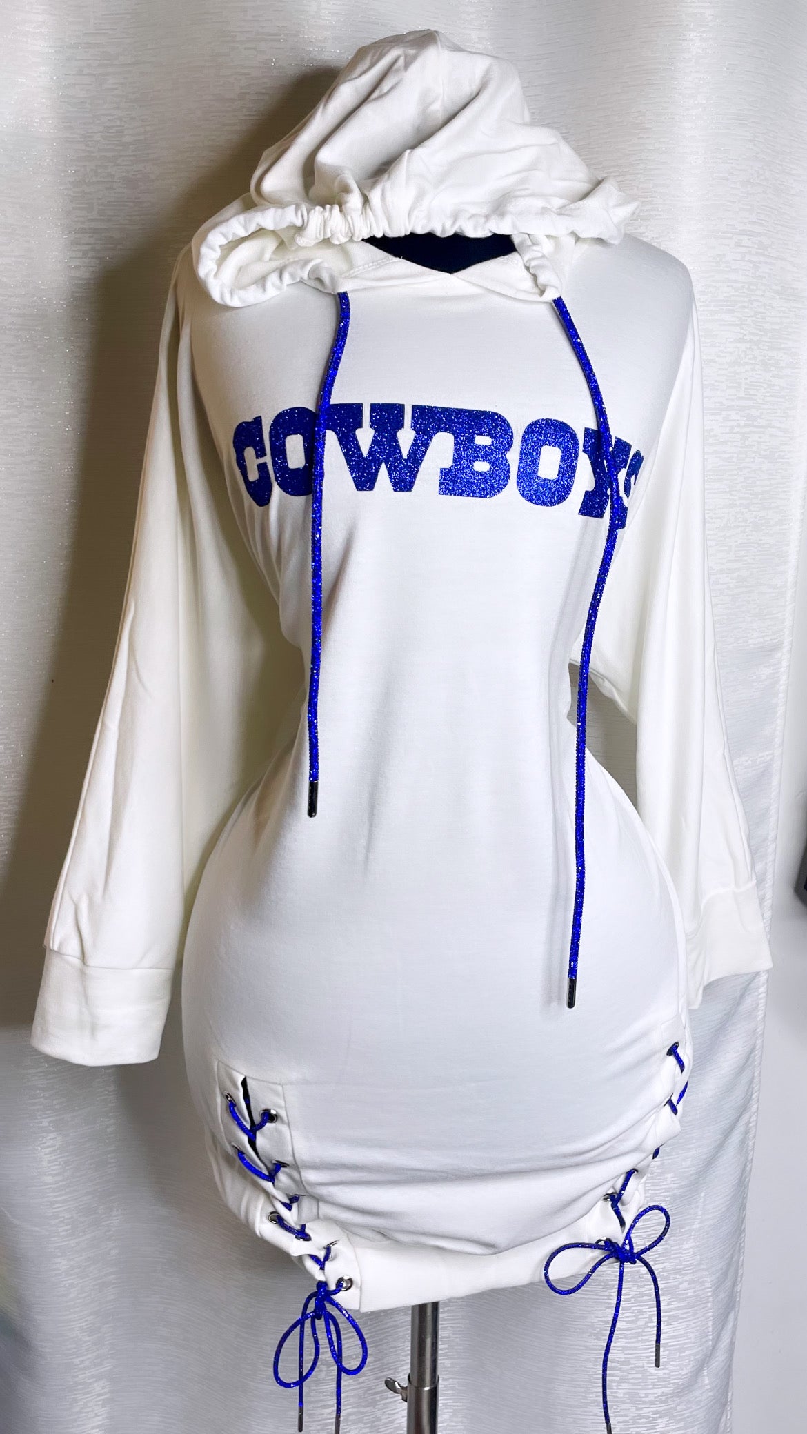 Cowboys Hoodie Dress (Runs Big)