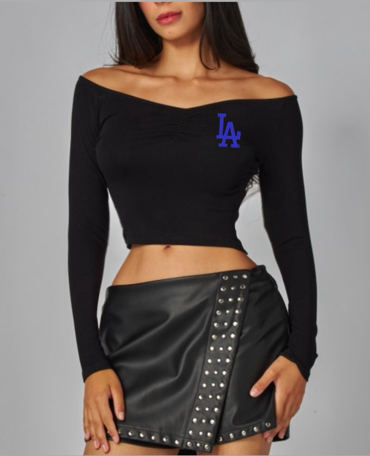 LA Off the shoulder long sleeve top