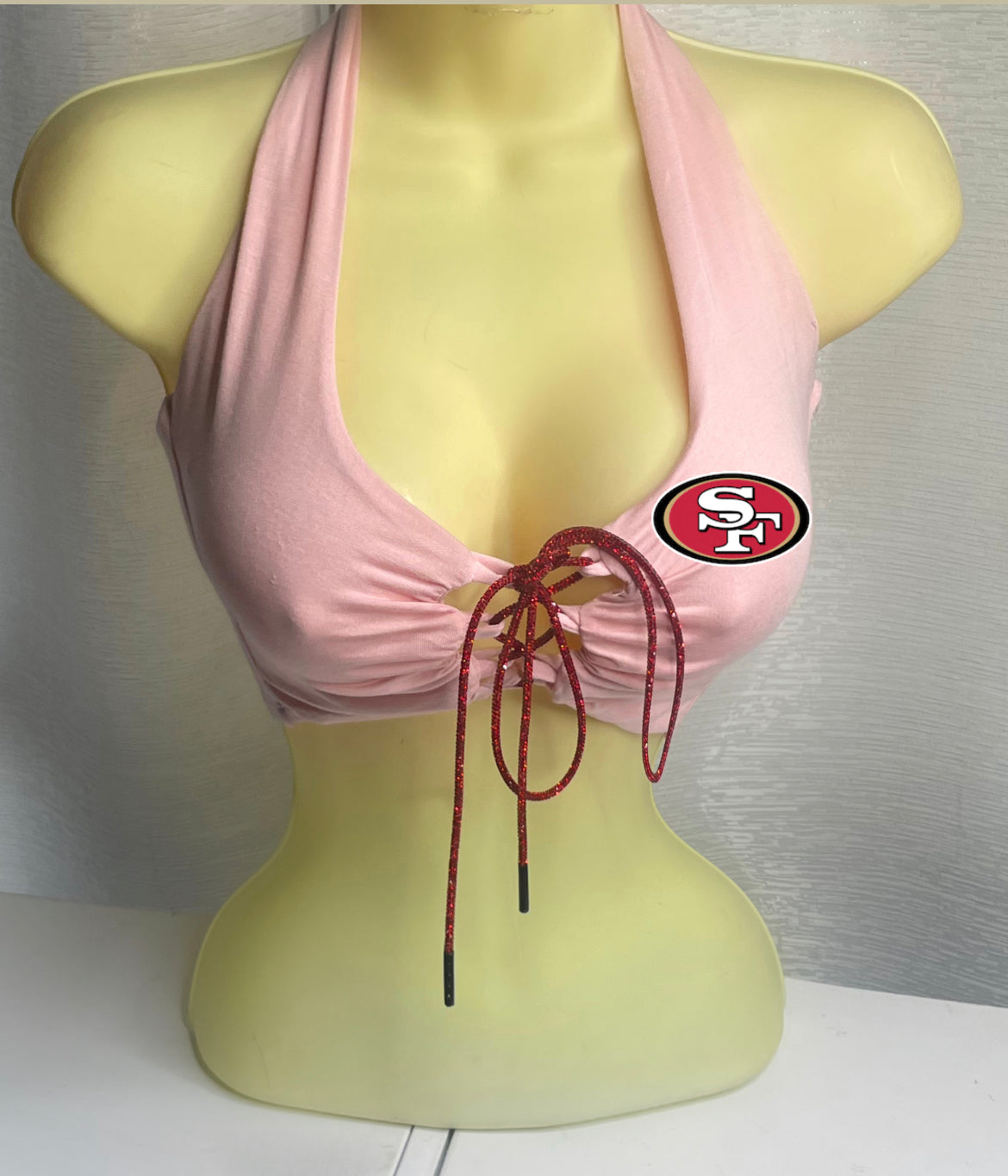 Niners Crop Top - Pink