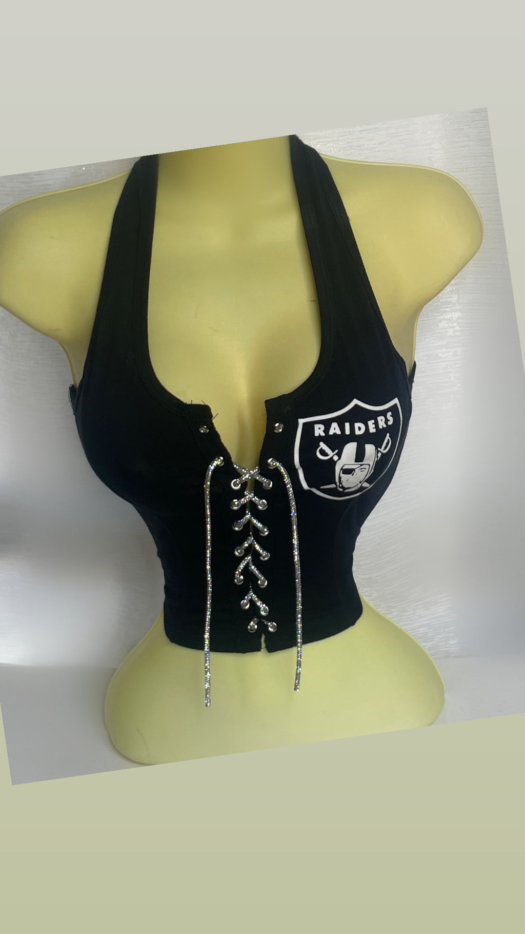 Raiders Crop Tank Top