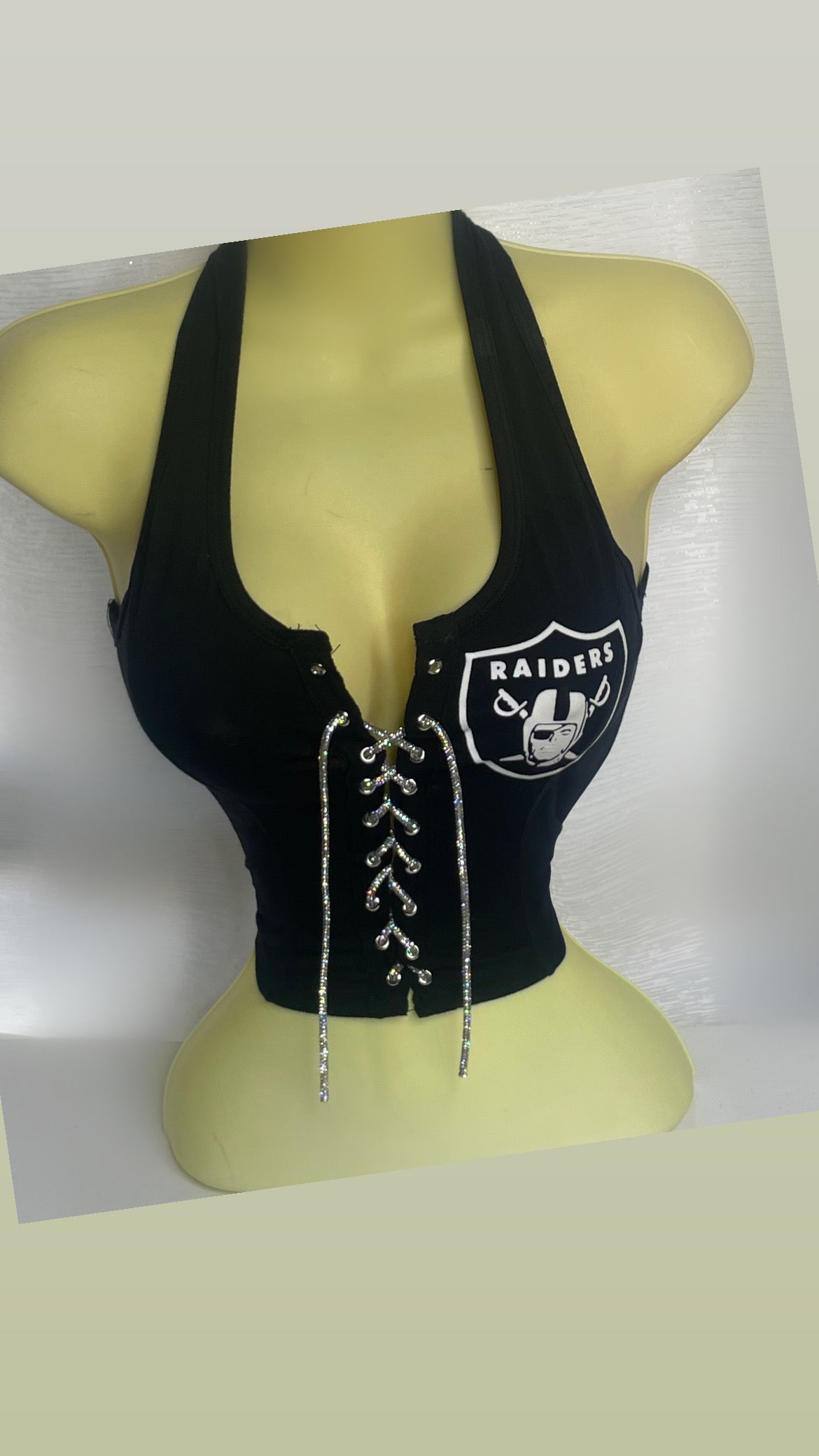 Raiders Crop Tank Top