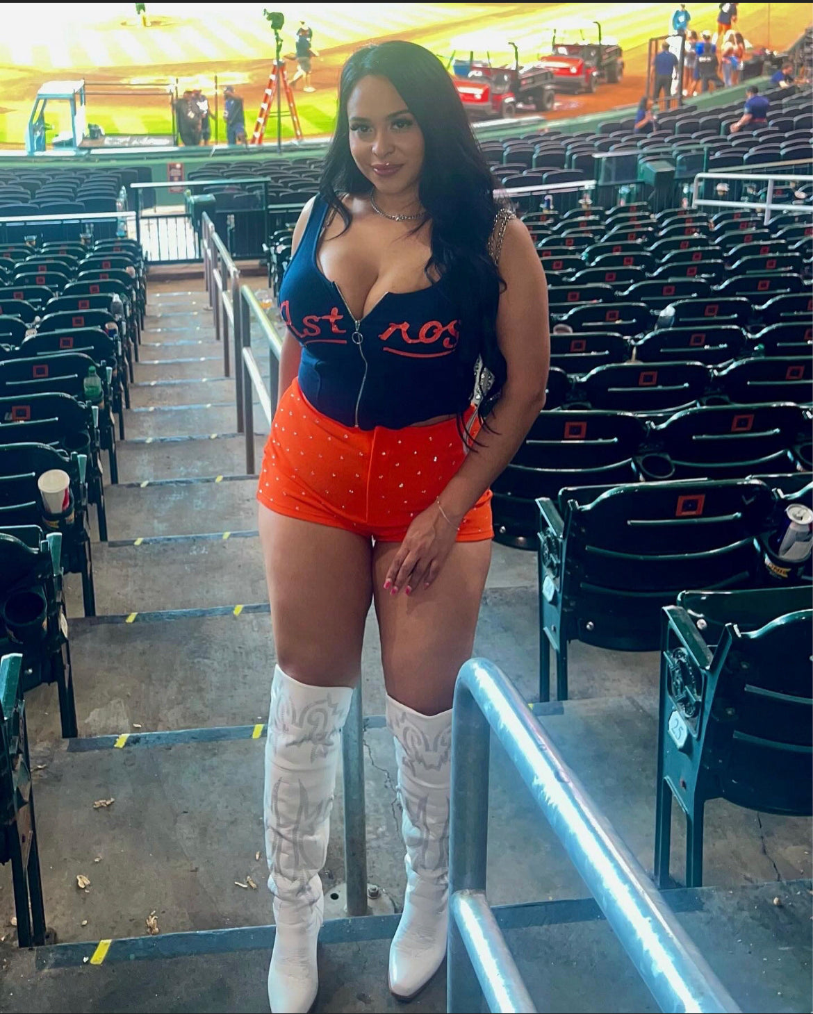 Astros Zip Up Top