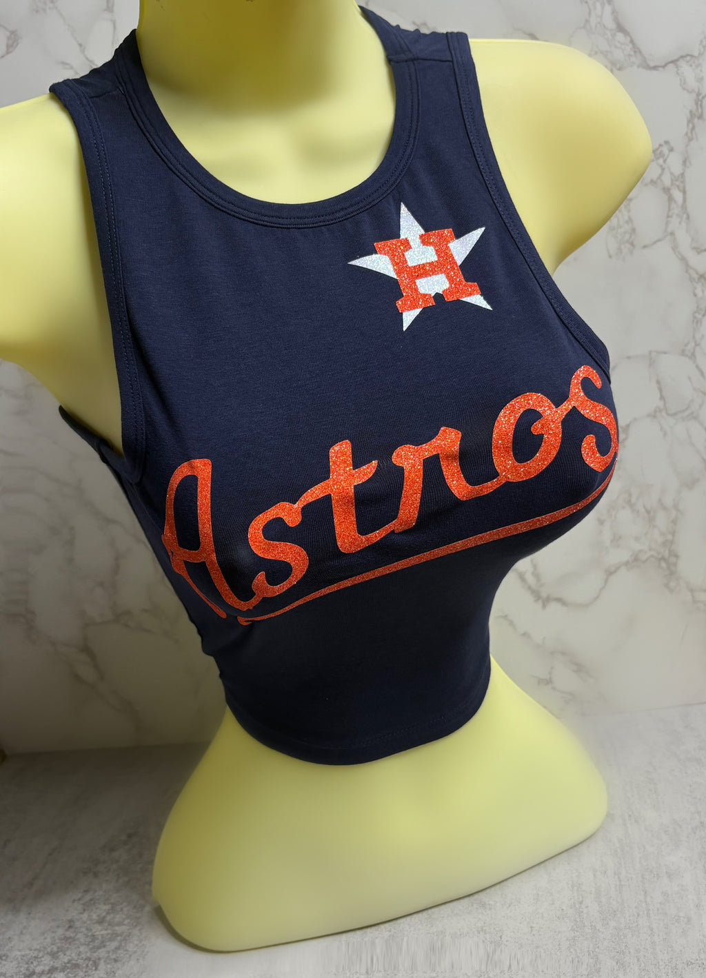 Astros Sleeveless Crop