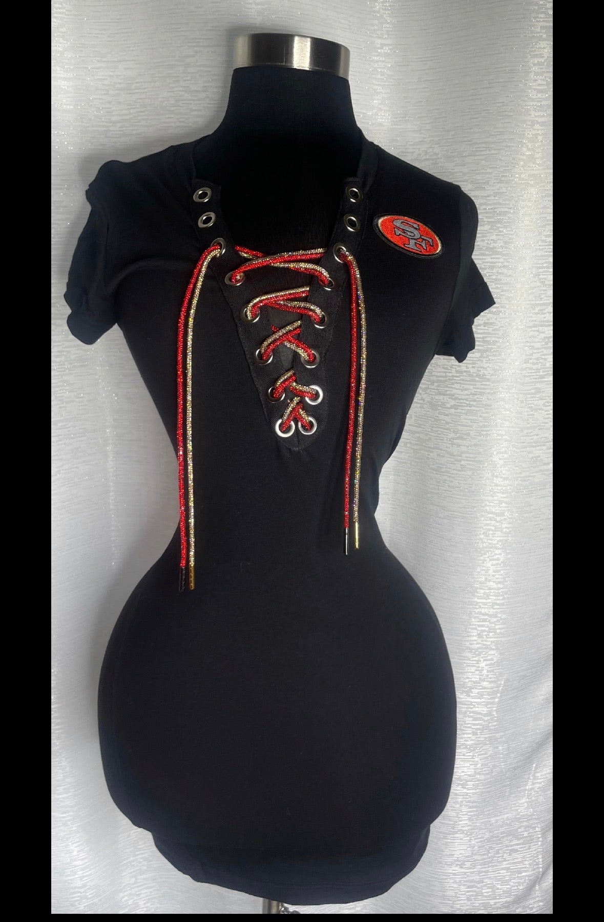 49ers Mini Dress (Black)