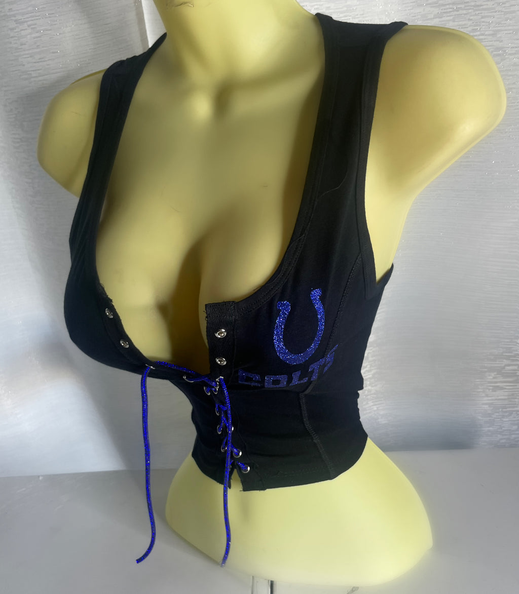 Colts Crop Tank Top