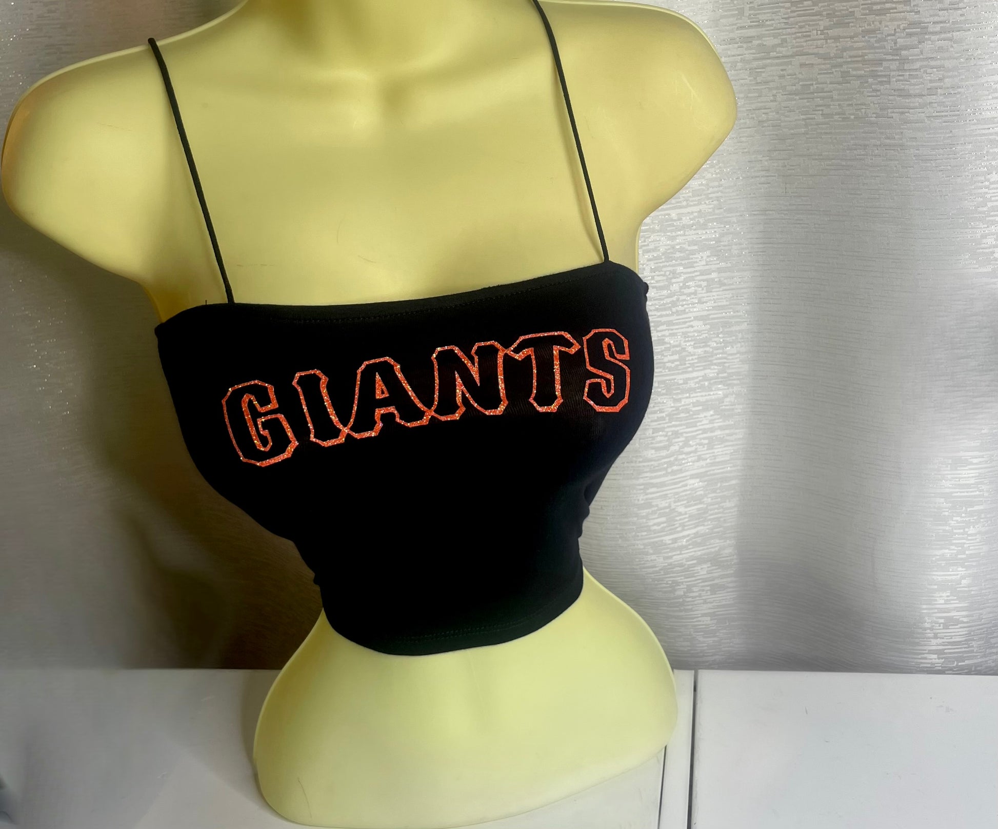 SF Giants Spaghetti Strap Crop Top