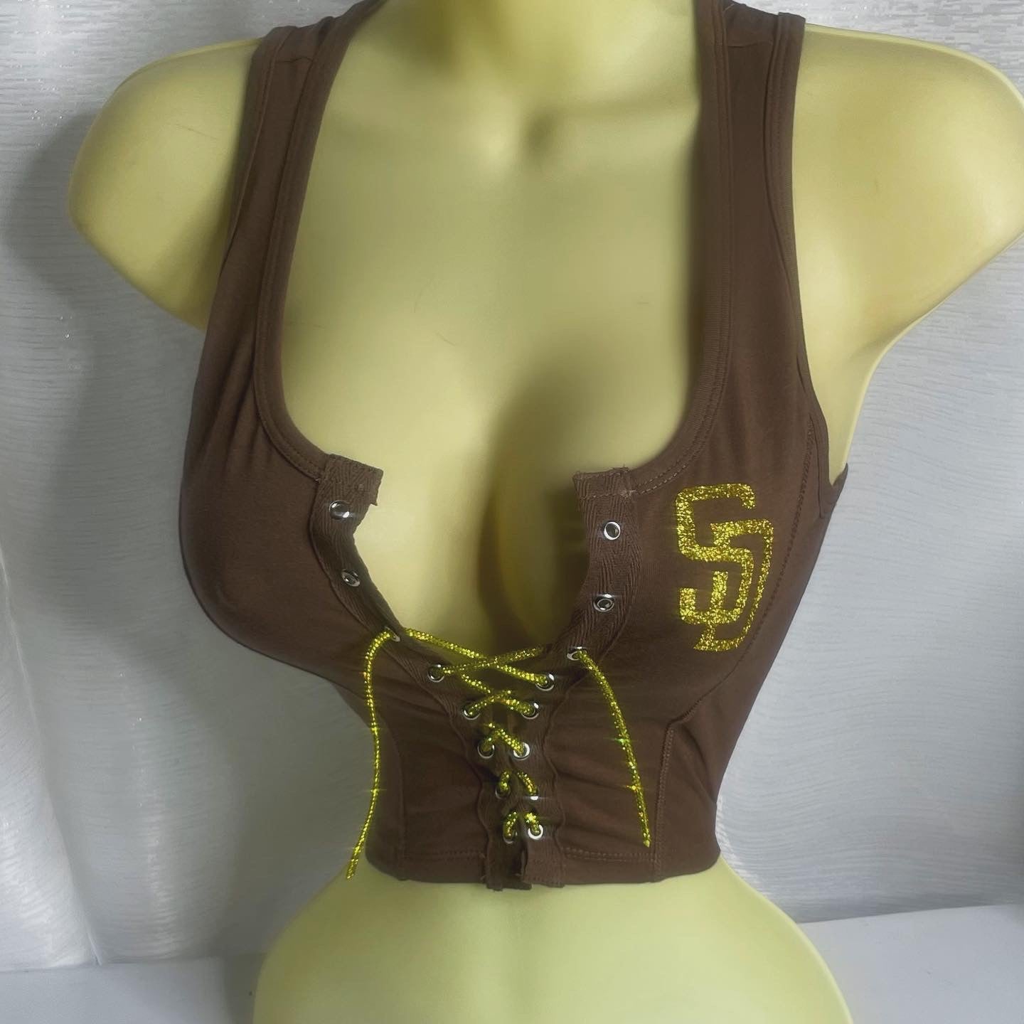 SD Padres Crop Tank