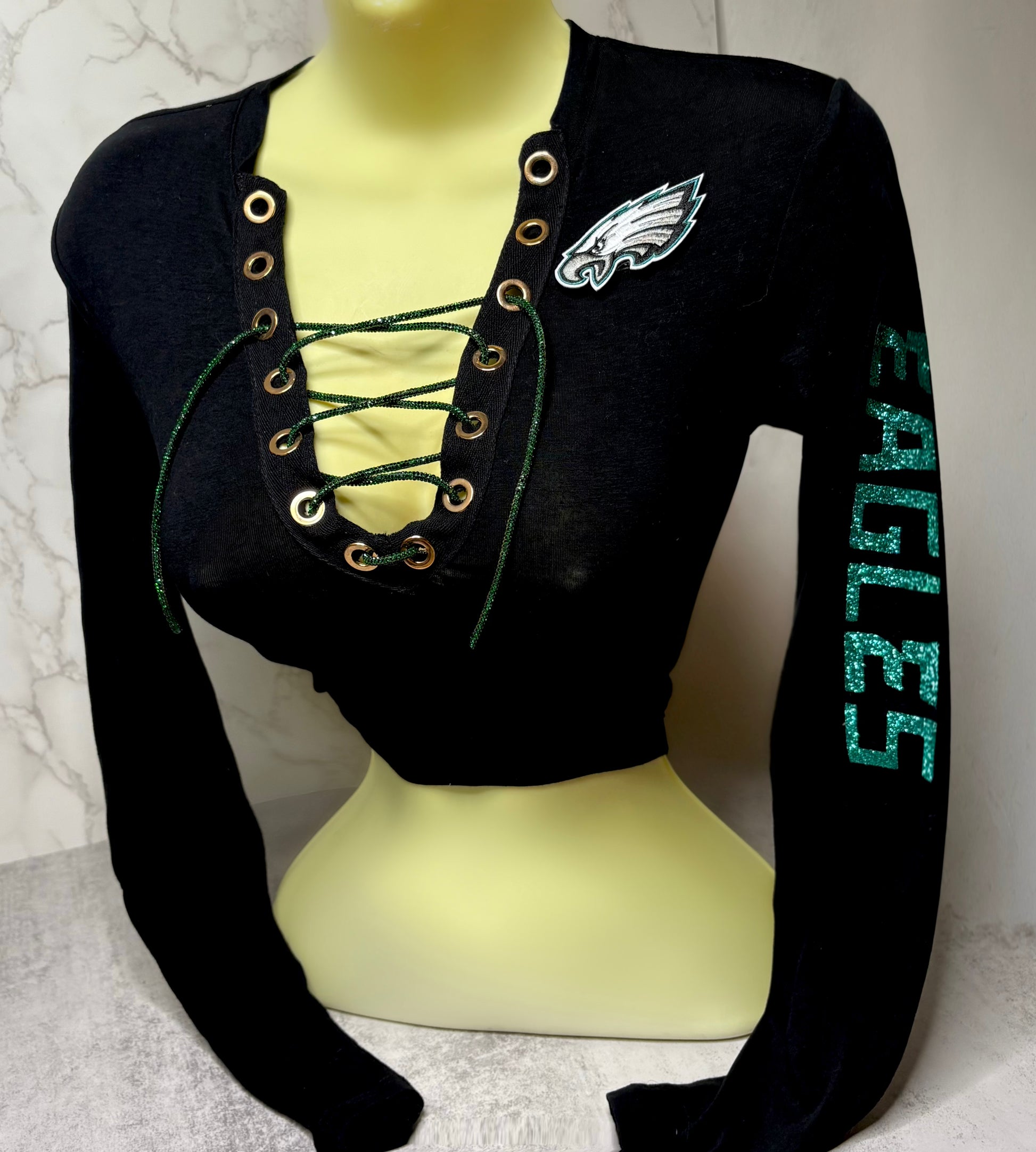 Philadelphia Eagles Crop Top - Long