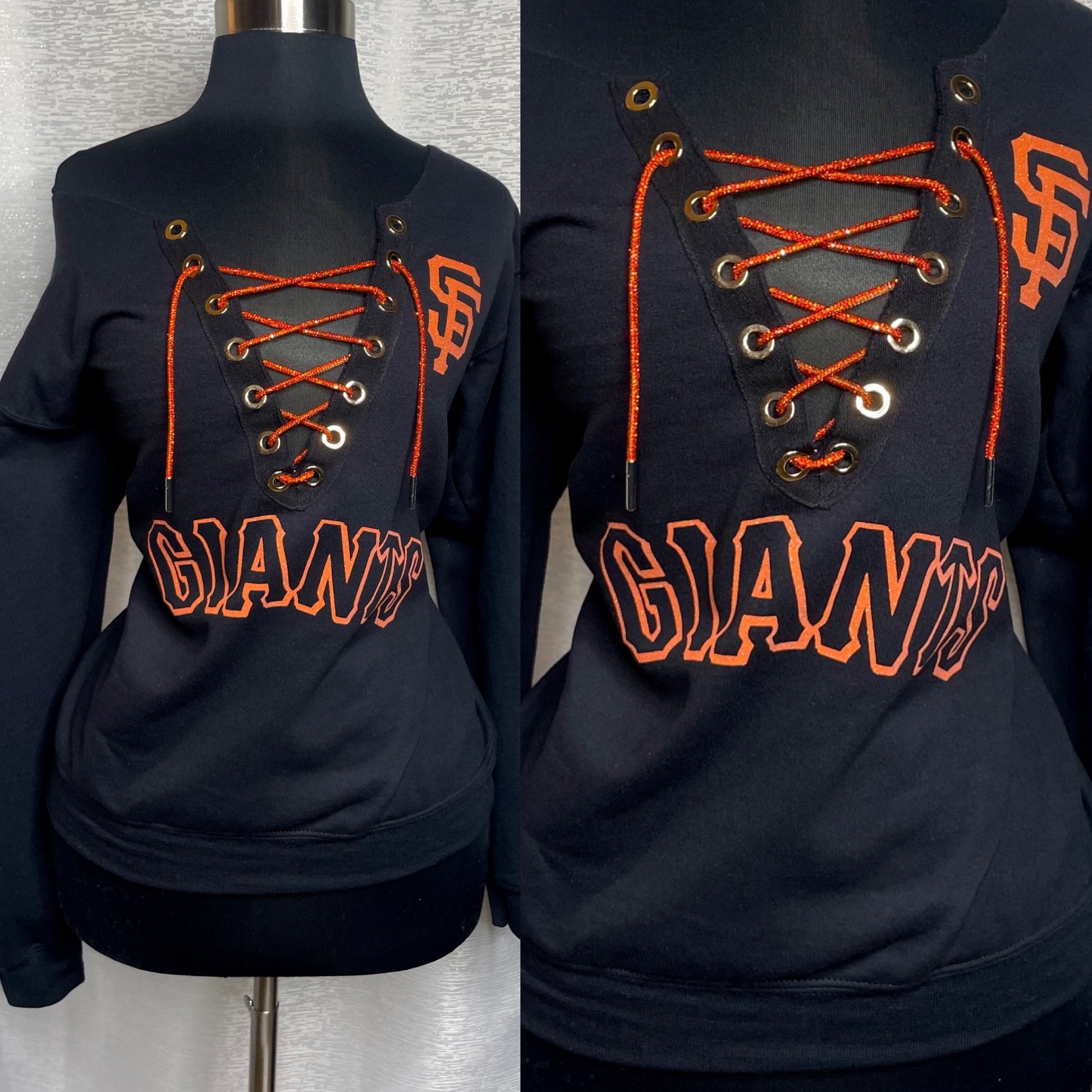 SF Giants off the shoulder sweater
