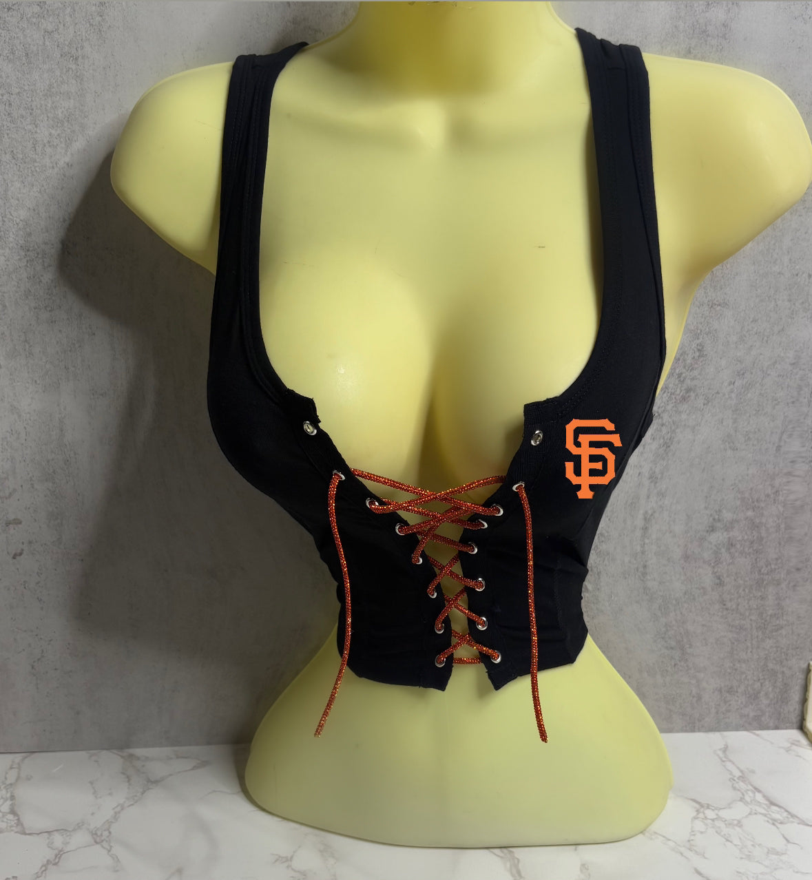 SF Giants Crop Tank Top