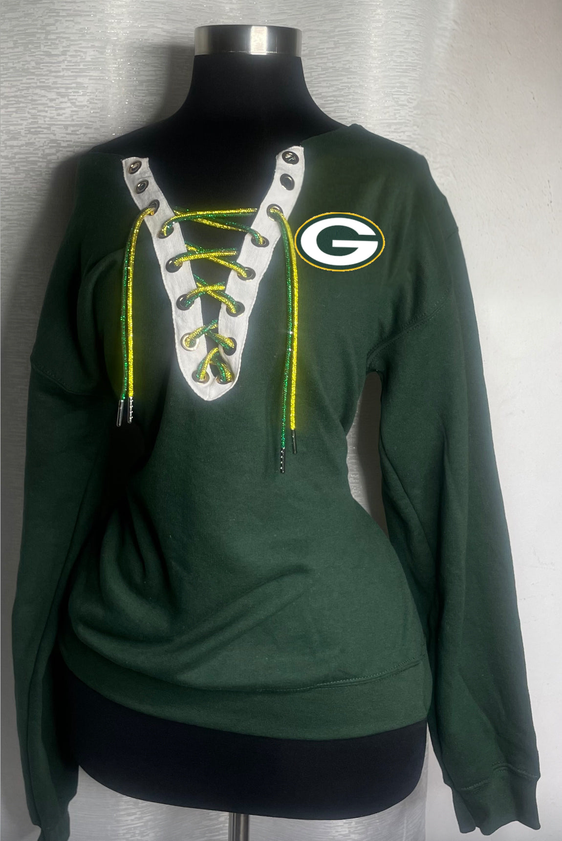 Green Bay Packers off the shoulder sweater