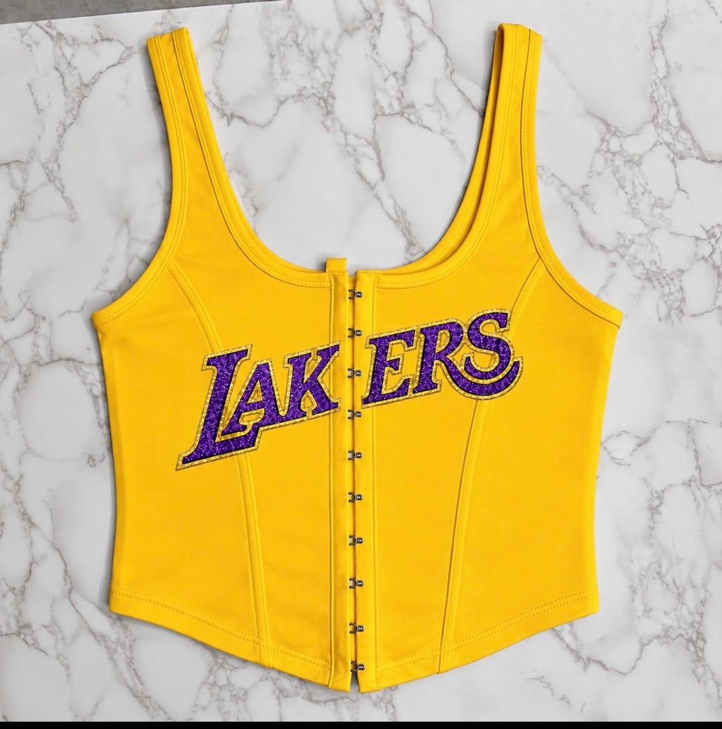 Lakers Corset - Yellow