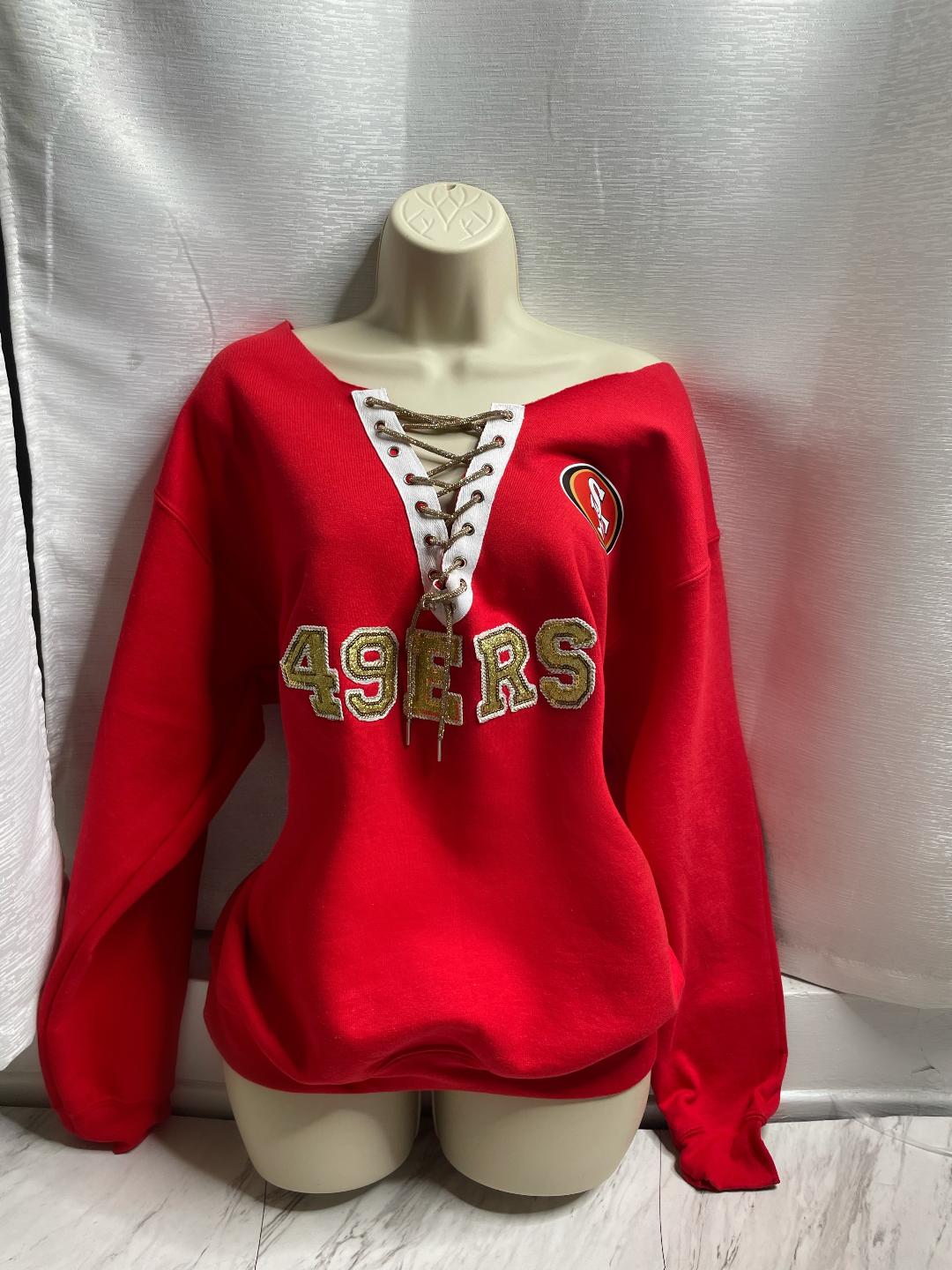 San Francisco 49ers Lace-up Sweatshirt