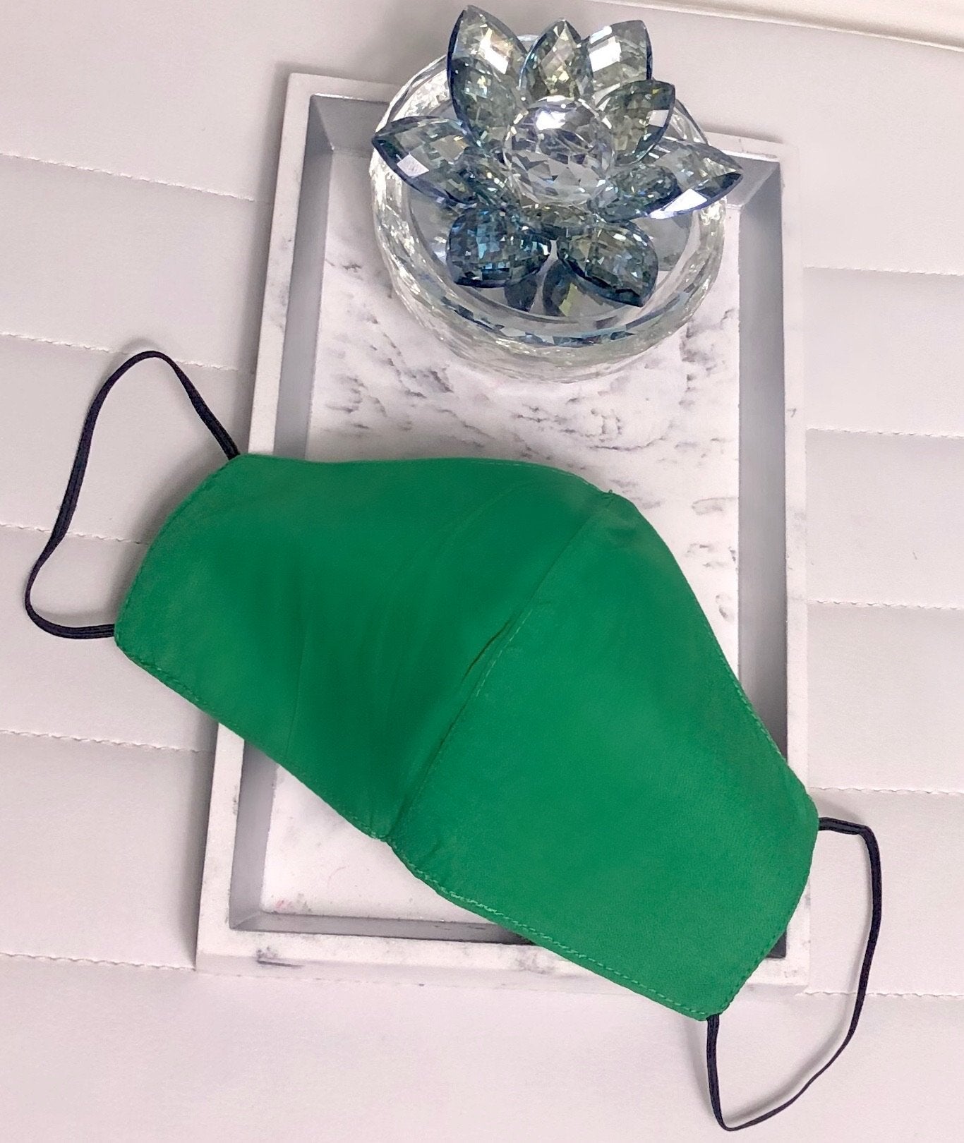 Face  Mask - Emerald Green - Hot L.A. Fashion 