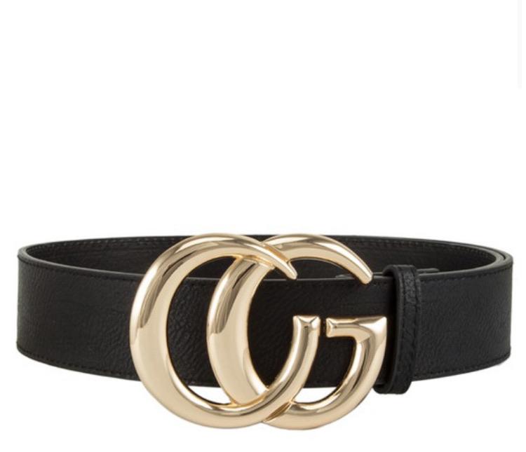 Garcia Big Buckle Jean Belt - Hot L.A. Fashion 