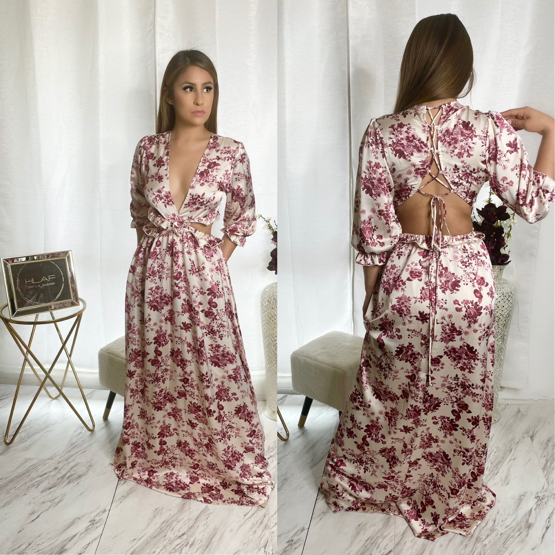 Marbella Maxi Dress - Pink