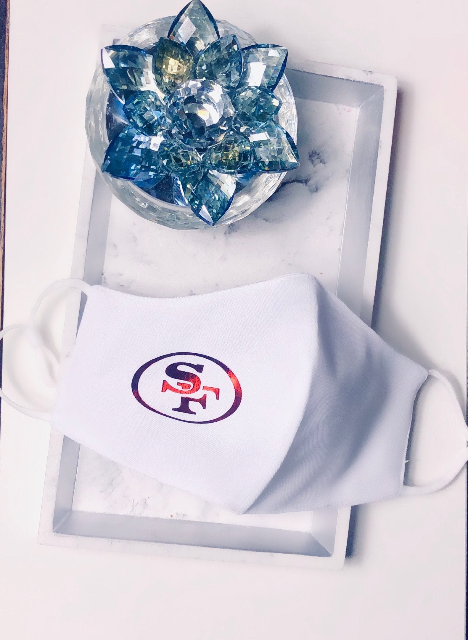 Face Mask - SF (White) - Hot L.A. Fashion 
