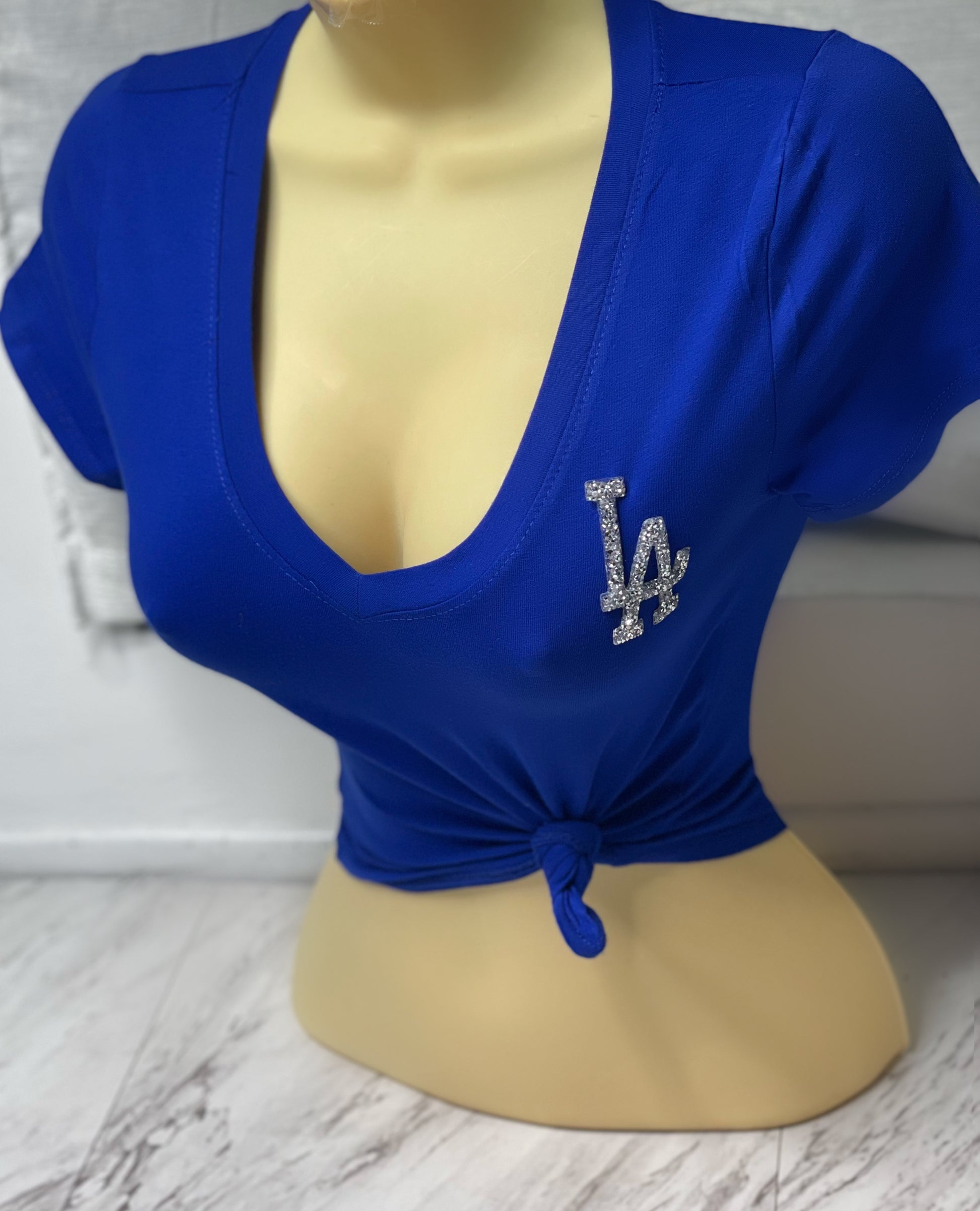 BETTS Rhinestone Crop Top