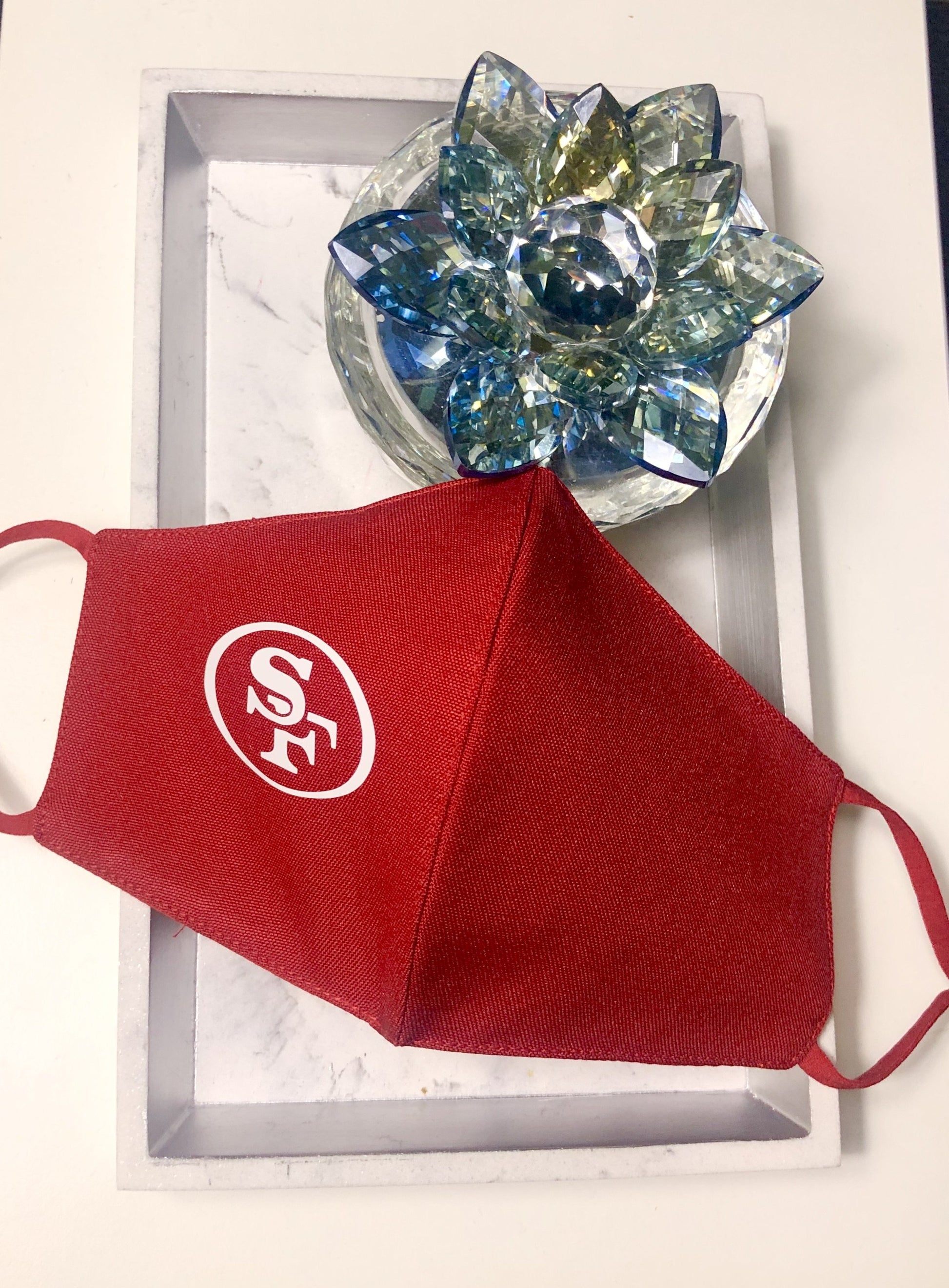 Face Mask - SF (Red) - Hot L.A. Fashion 