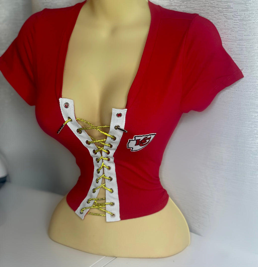 Kansas City Chiefs Crop Top