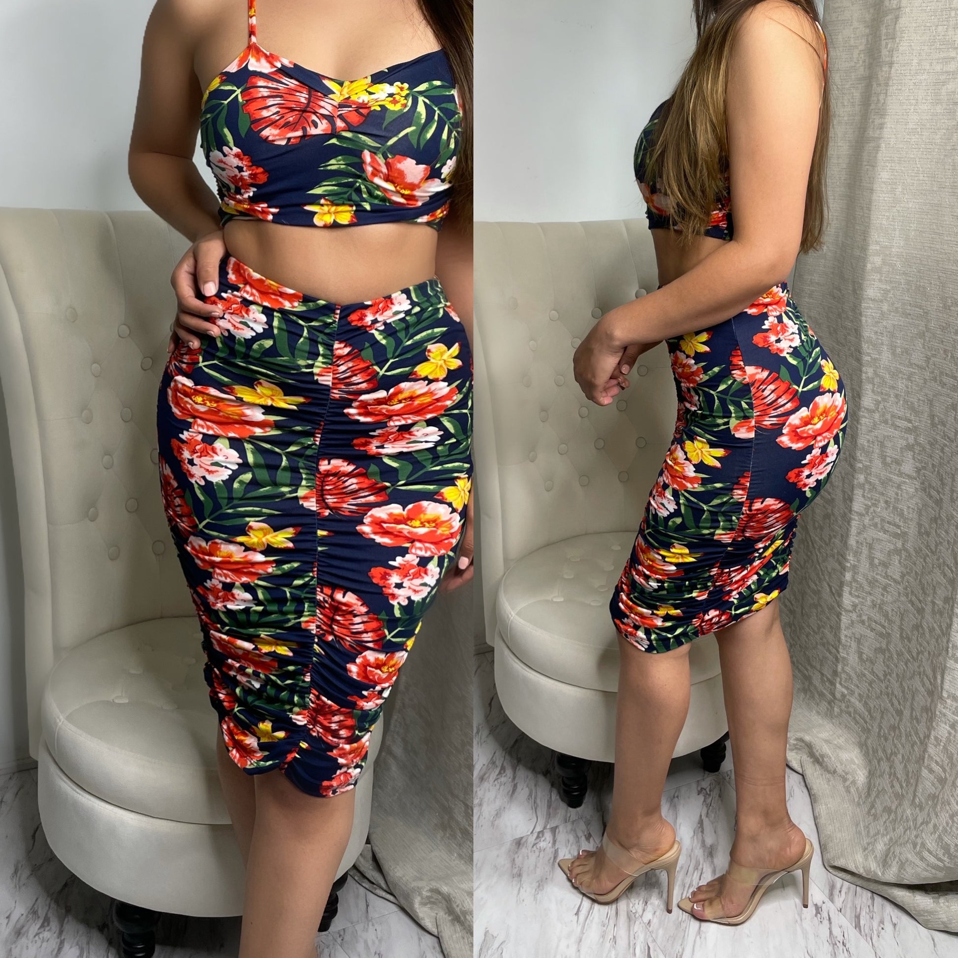 Tusa Ruched Set