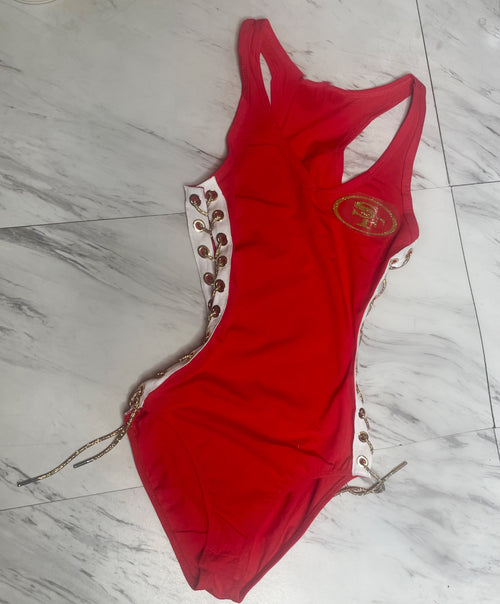 49ers Bodysuit - Side Cut