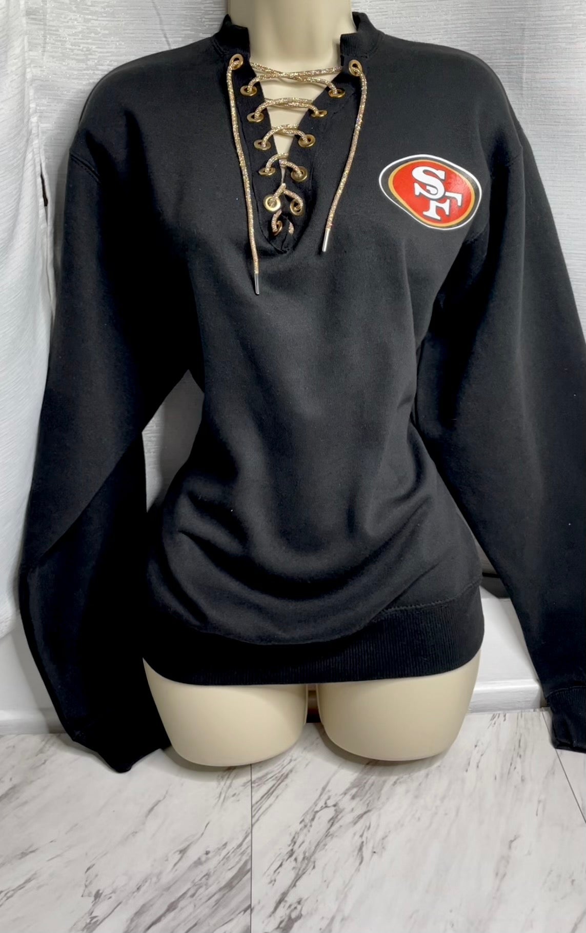 49er rhinestone shirt