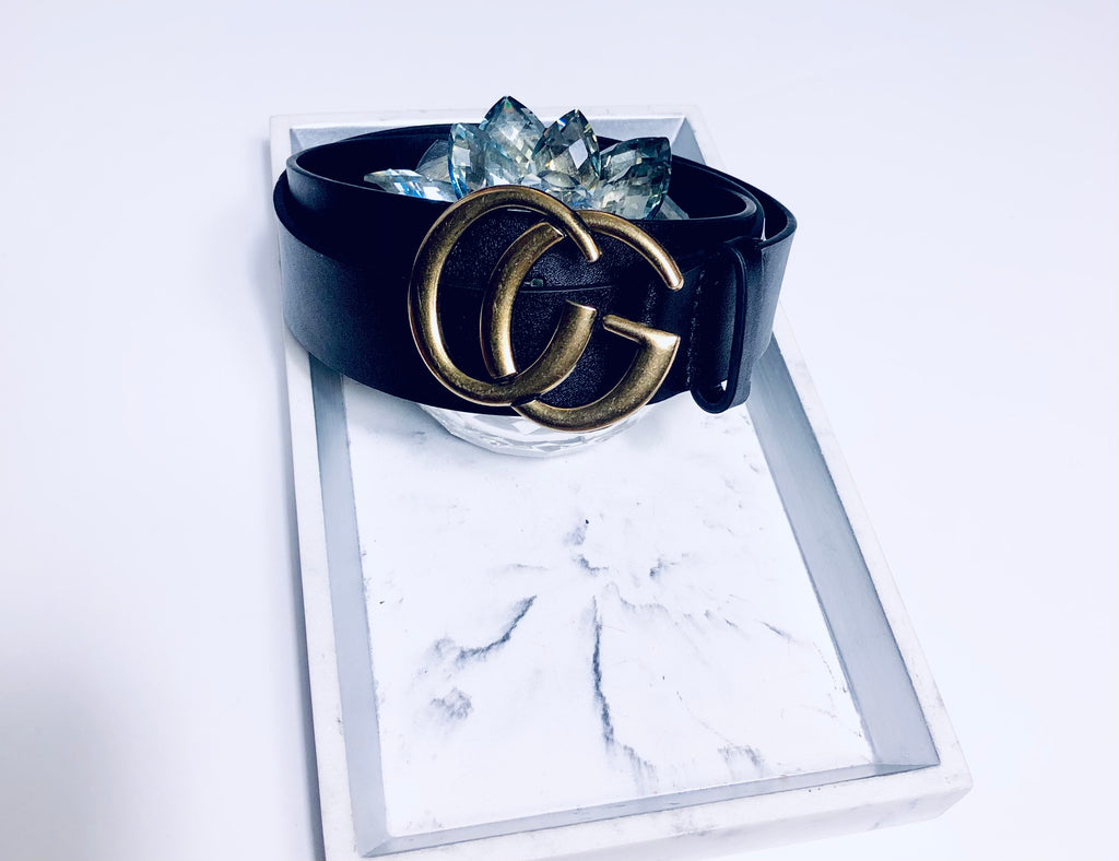 GG Matte Belt - Black
