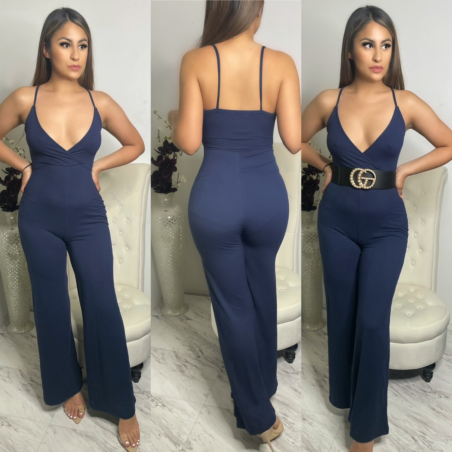 Chicago Jumpsuit - Navy