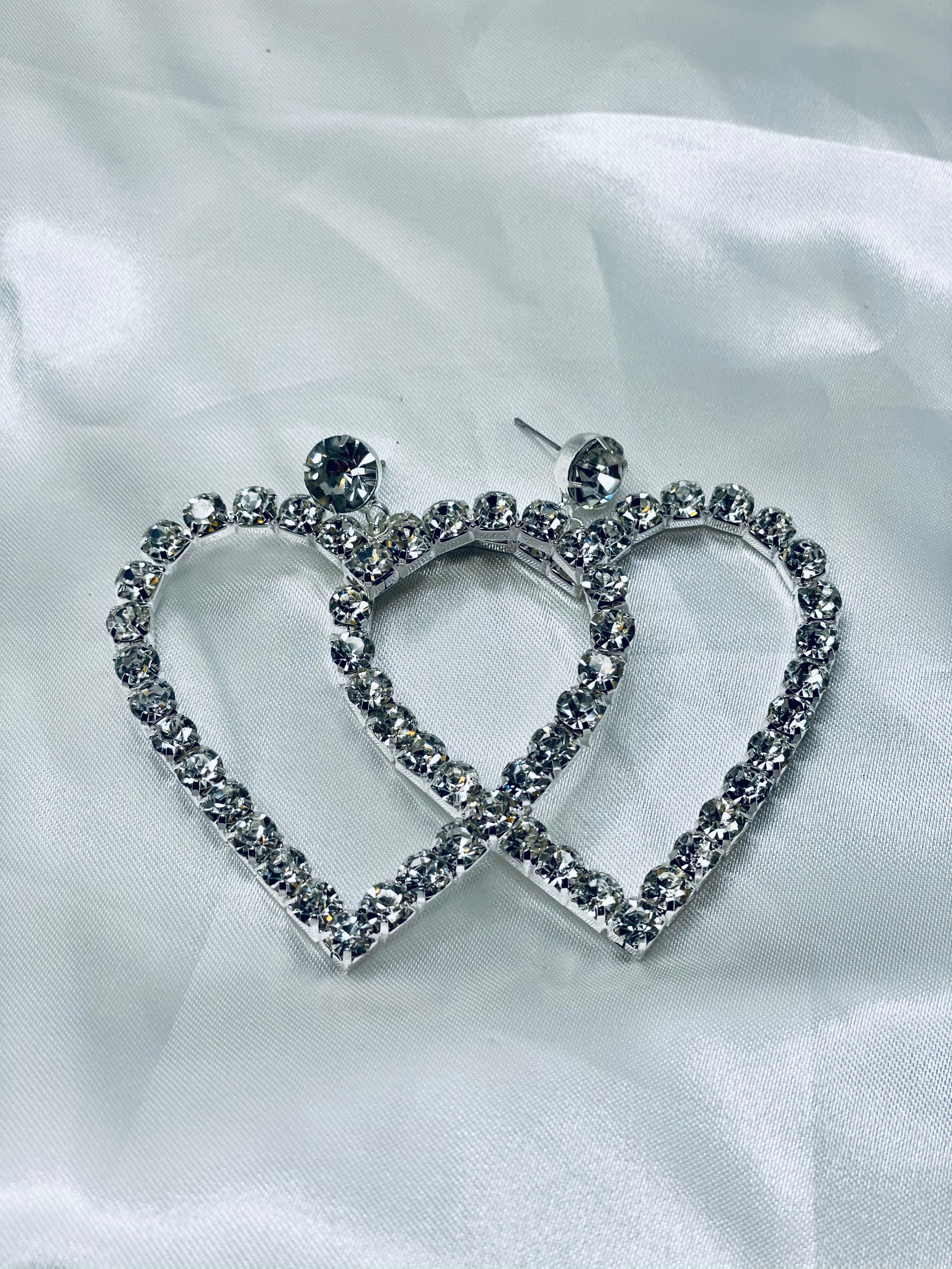 Heartbreaker Rhinestone Earrings