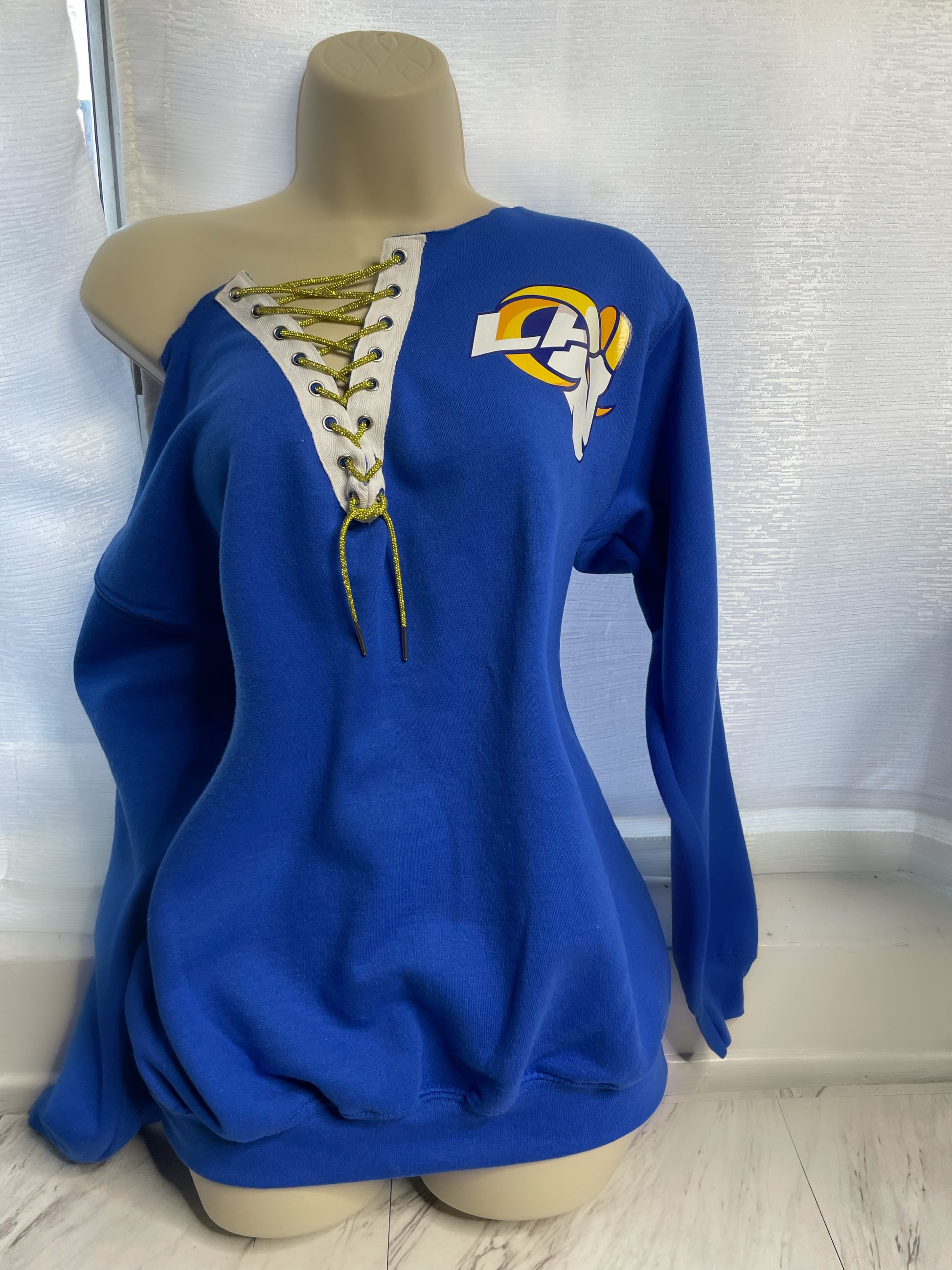 LA Rams Lace-up Sweatshir