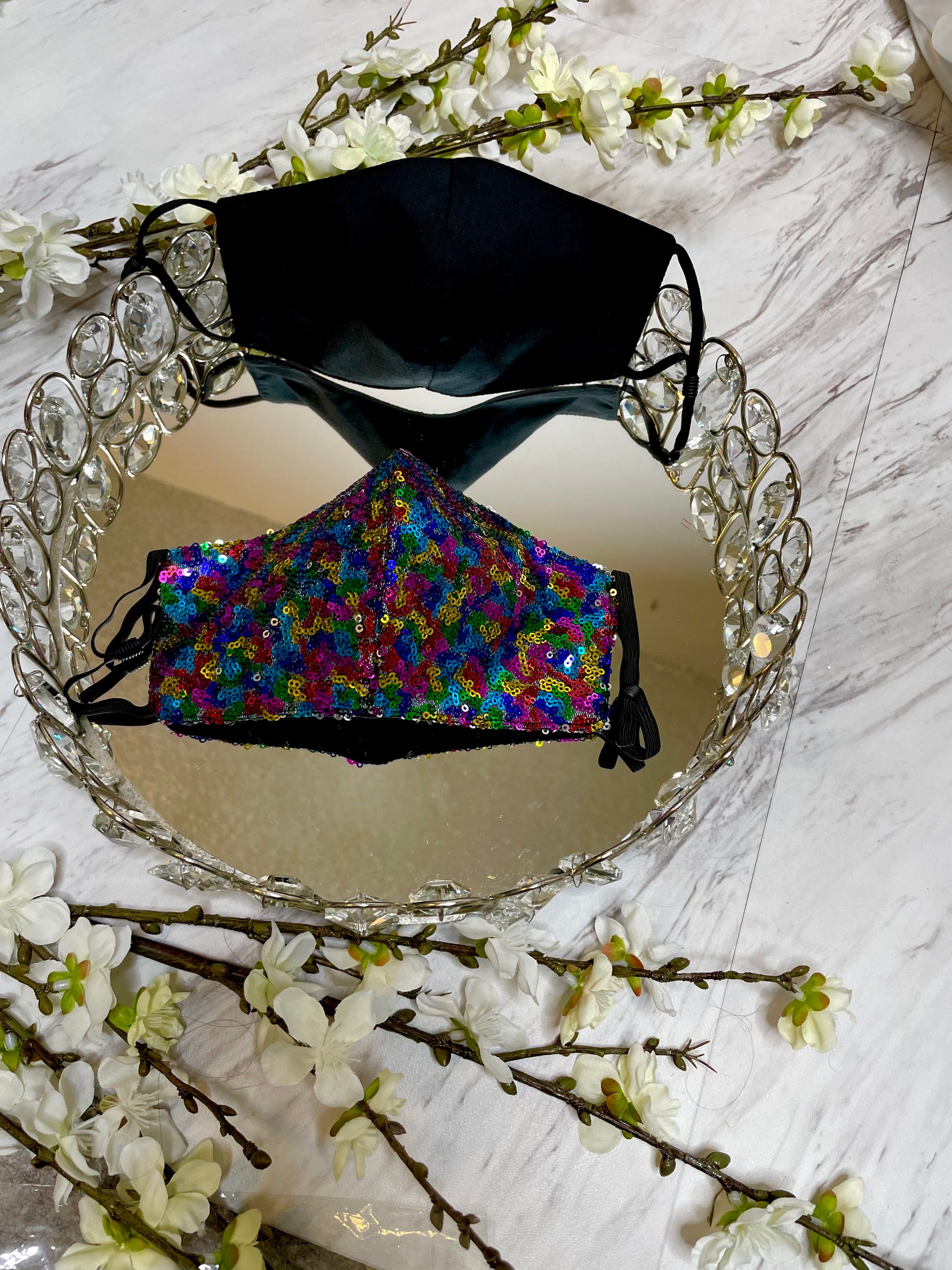 Sequin Face Mask