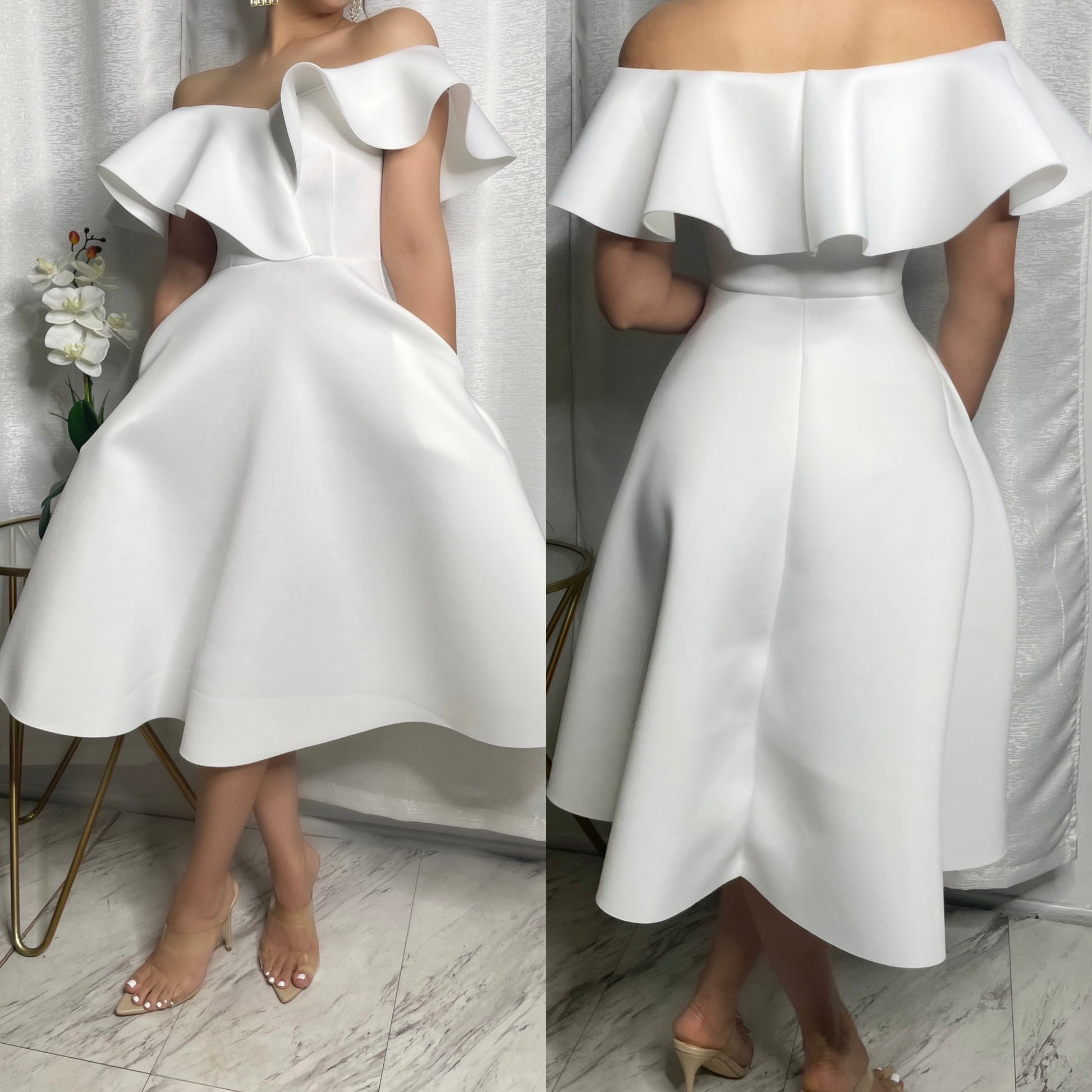 Isabella Couture Midi Dress