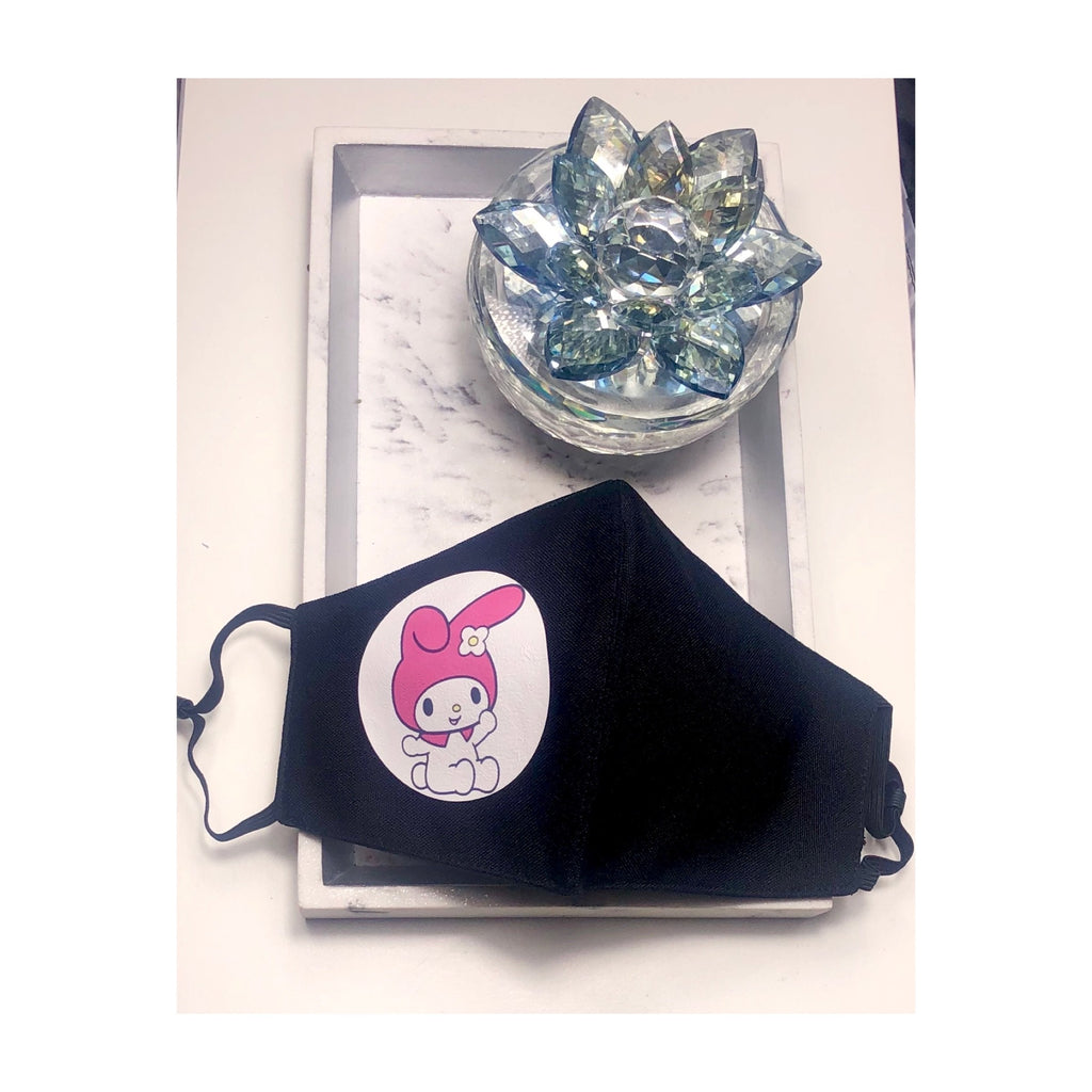 My Melody Face Mask - Black - Hot L.A. Fashion 
