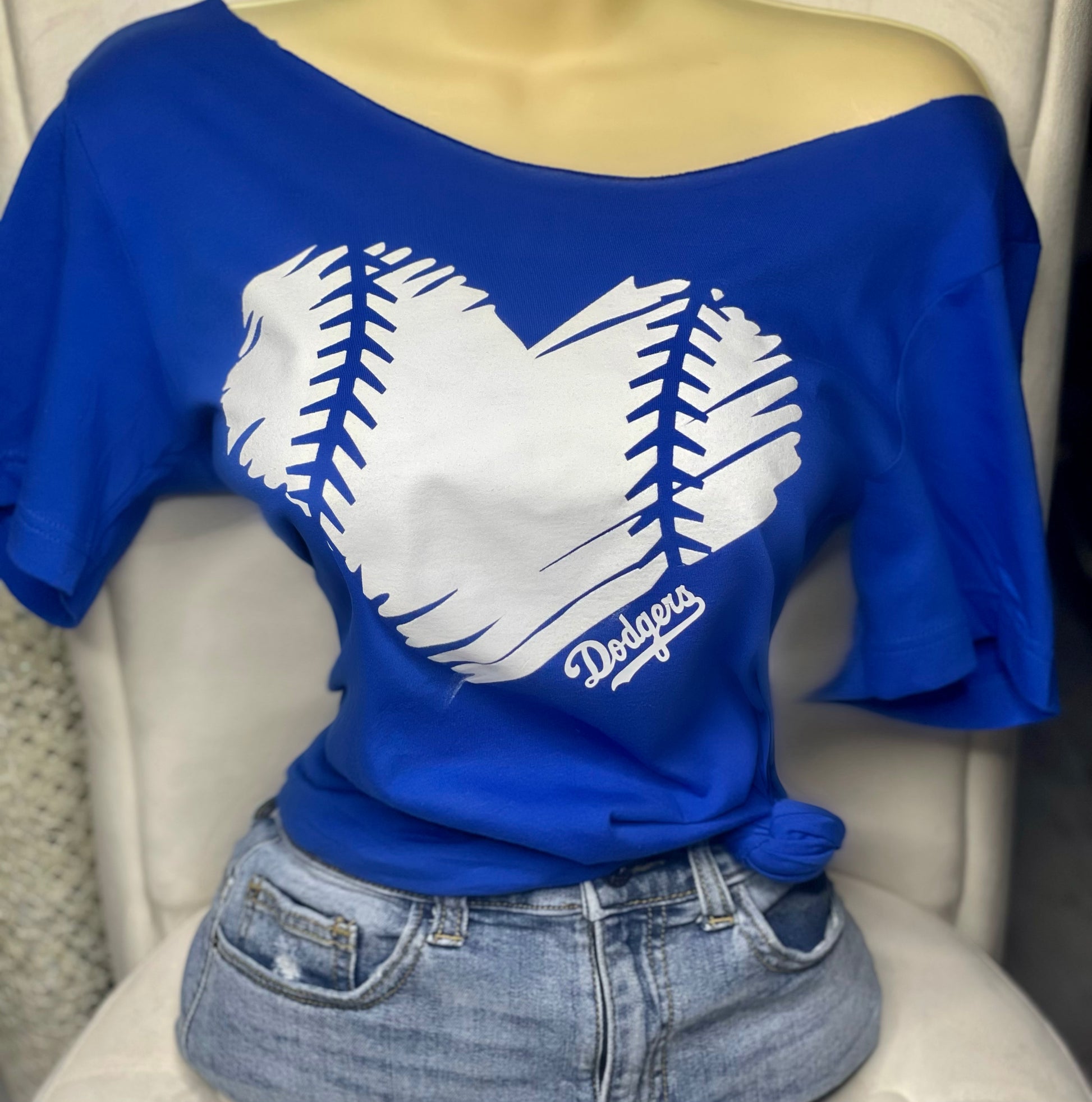 Dodgers Heart T-Shirt