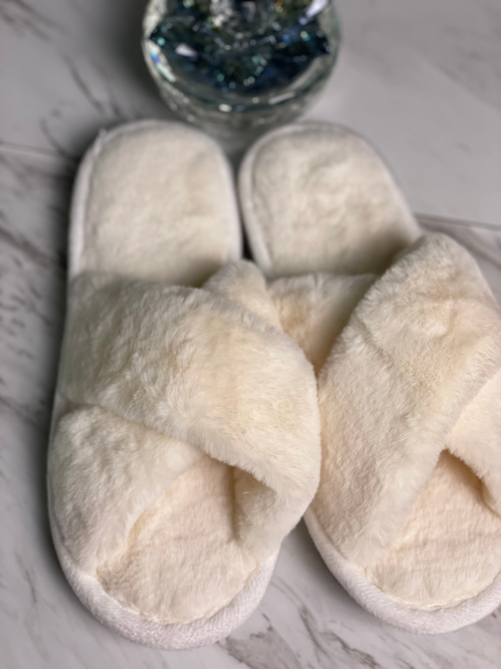 Rise & Lounge Slippers - Ivory