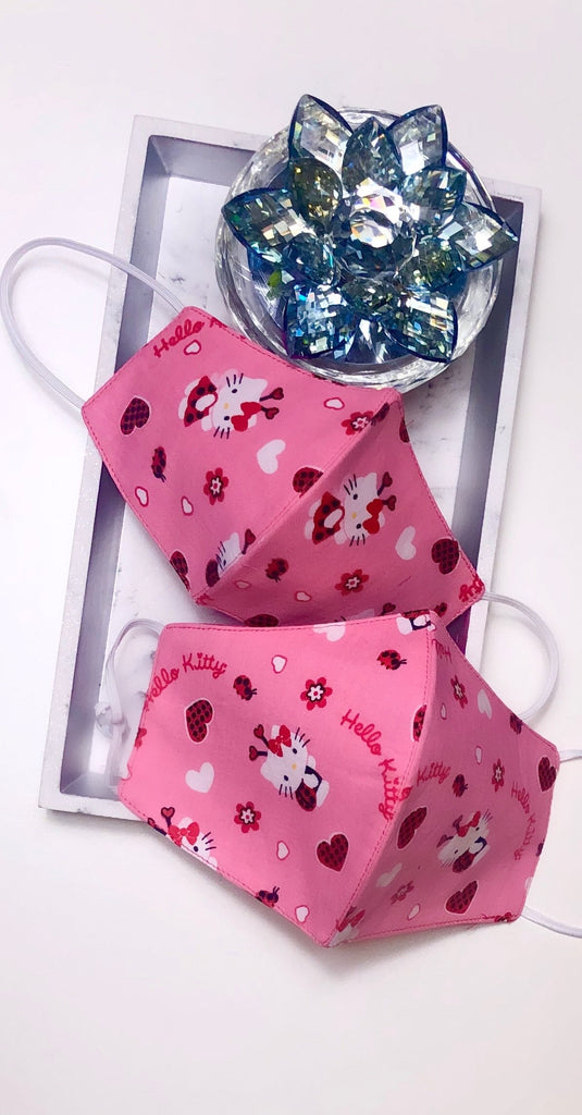 Hello Kitty Lady Bug Face Mask - Mommy & Me - Hot L.A. Fashion 