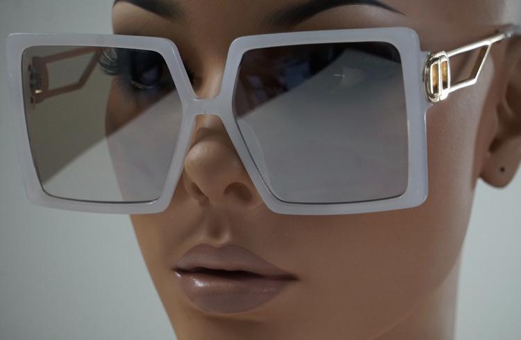 Dior Sunnies - White - Hot L.A. Fashion 