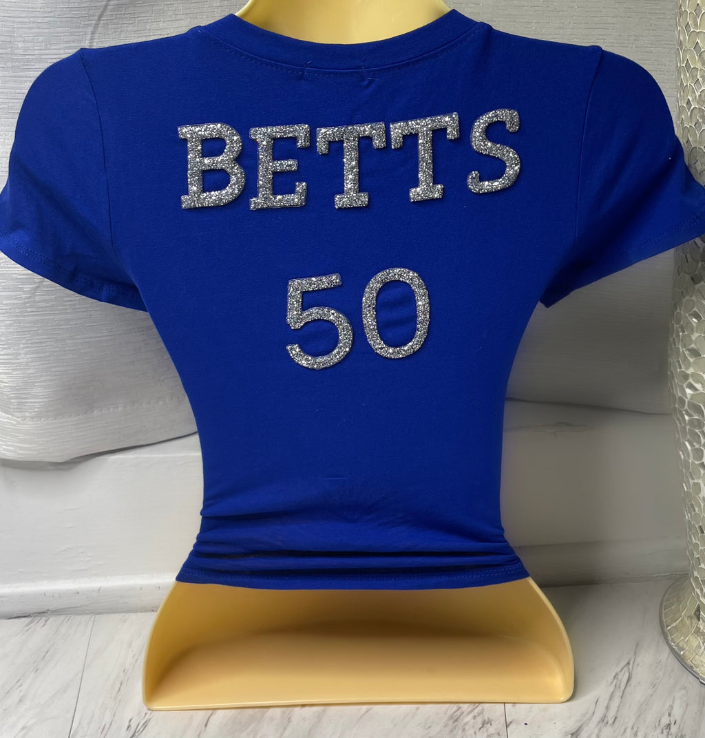BETTS Rhinestone Crop Top